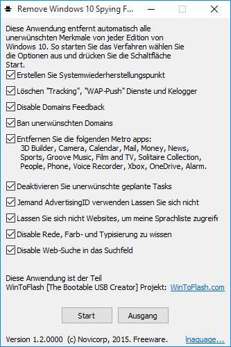 Windows 10 Apps löschen