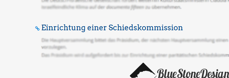 HTML Anker mit CSS und JavaSkript