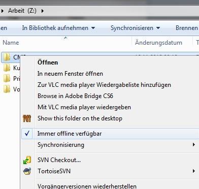 windows offline dateien