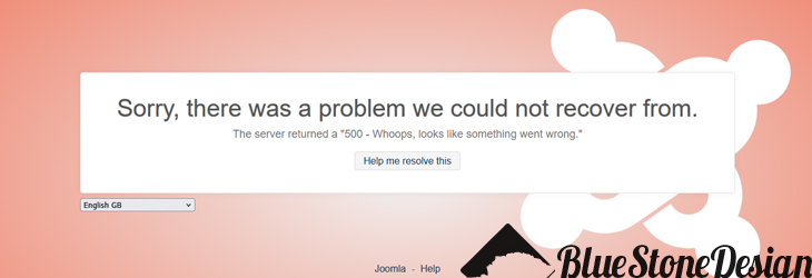 Joomla Upgrade - Error 500 Whoops