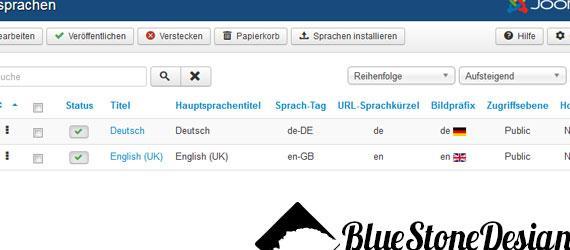 Joomla Mehrsprachigkeit Error