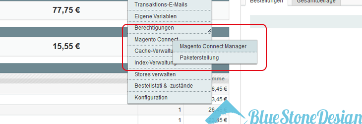 Magento Update mit Magento Connect