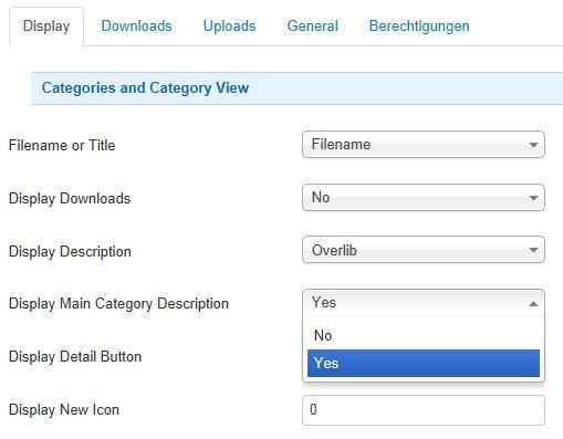 phoca subcategories