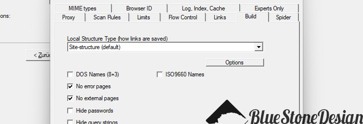 winttrack options build