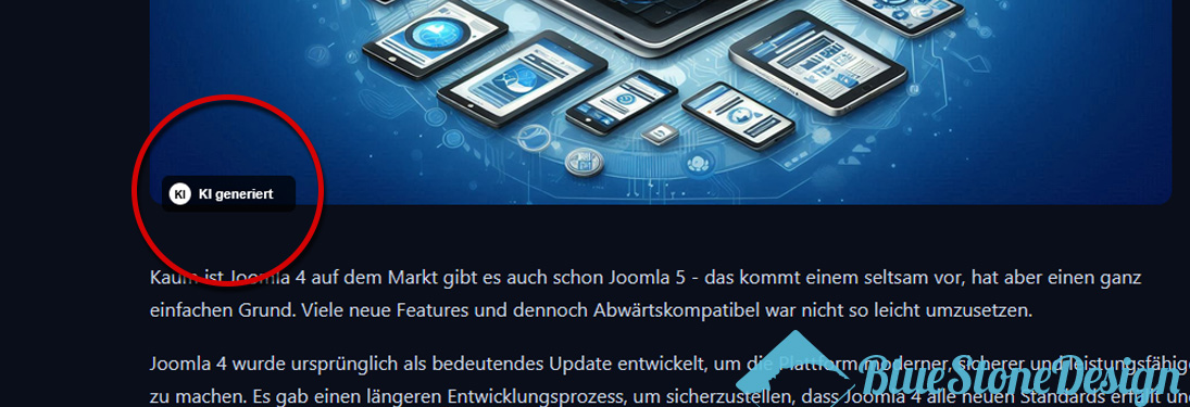 CSS Label KI Generiert
