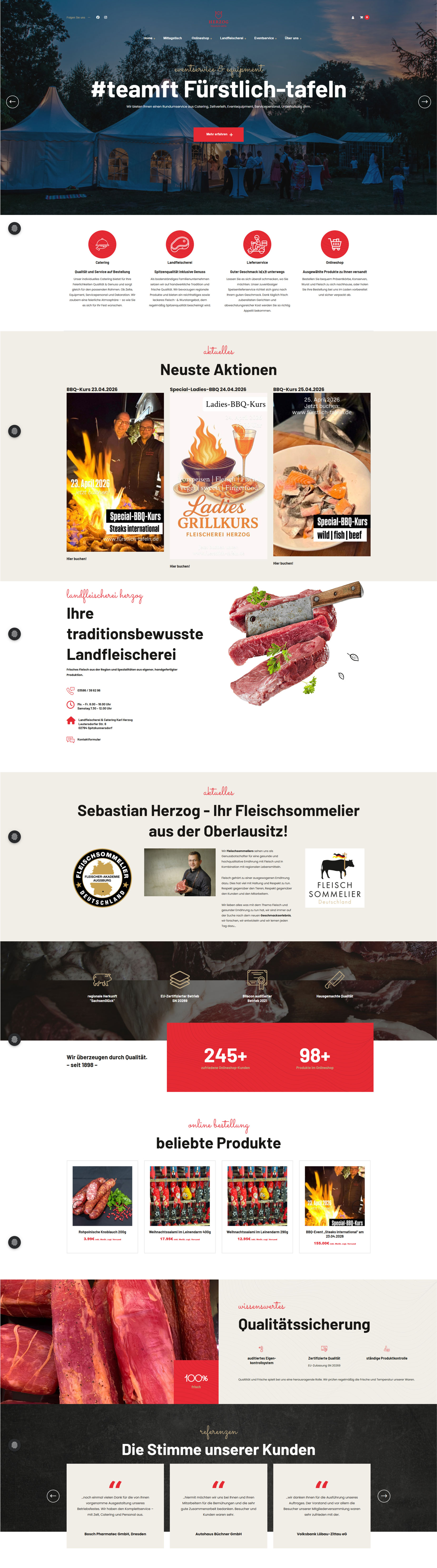 Herzog Catering Landfleischerei