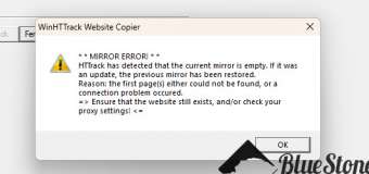 HTTrack Empty Mirror Error